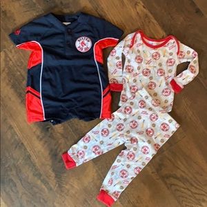 Red Sox bundle onesie & PJs, for your star player